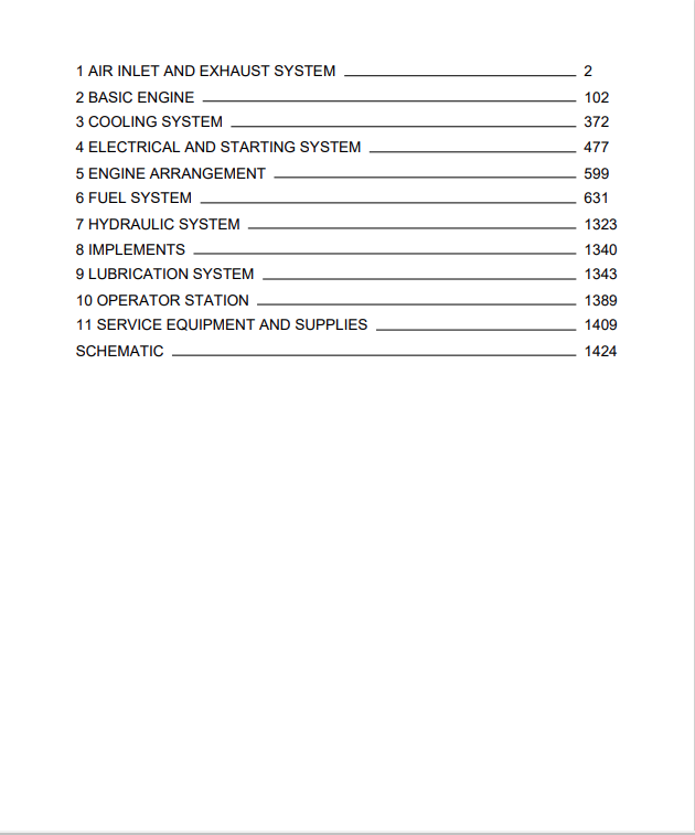 Caterpillar Cat 3126 Engine-machine Service and Repair Manual PDF | S/N 55K