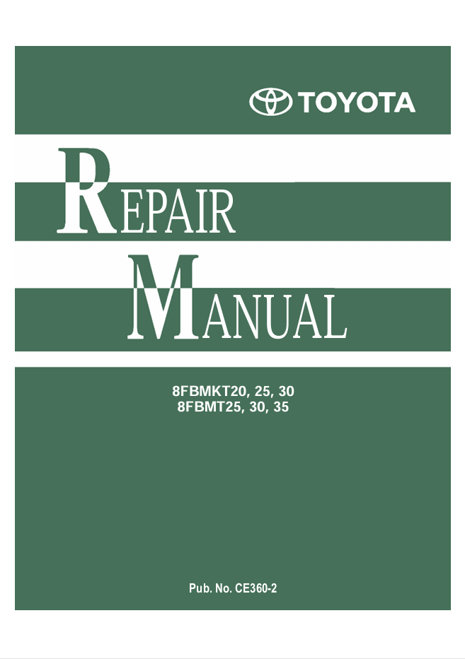 BT FORKLIFT 8FBMKT20-30, 8FBMT25-35 SPARE PARTS CATALOG, OPERATOR & SERVICE MANUAL PDF