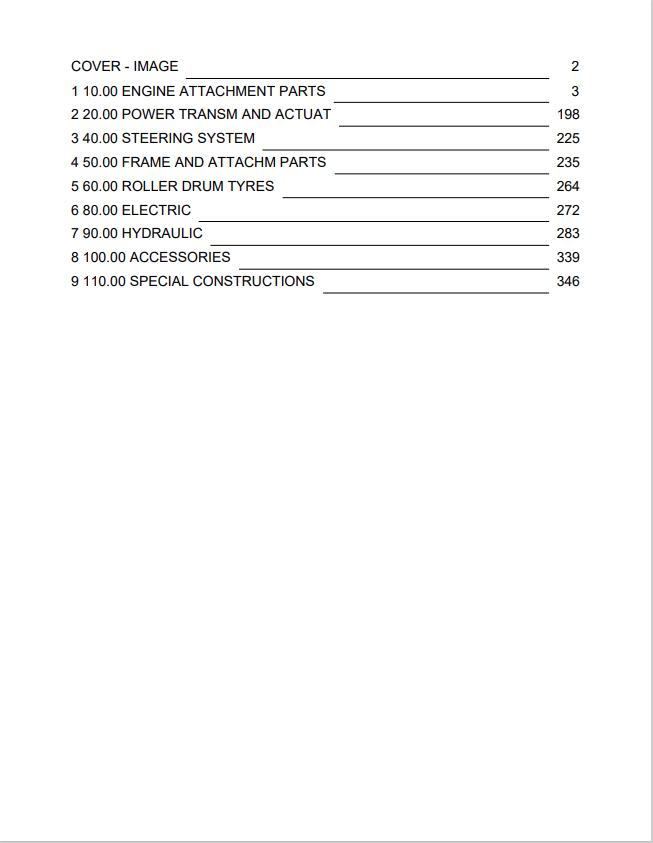 Bomag BW 142 D-2 Single Drum Vibratory Roller Parts Catalogue Manual 00811580 - PDF File Download