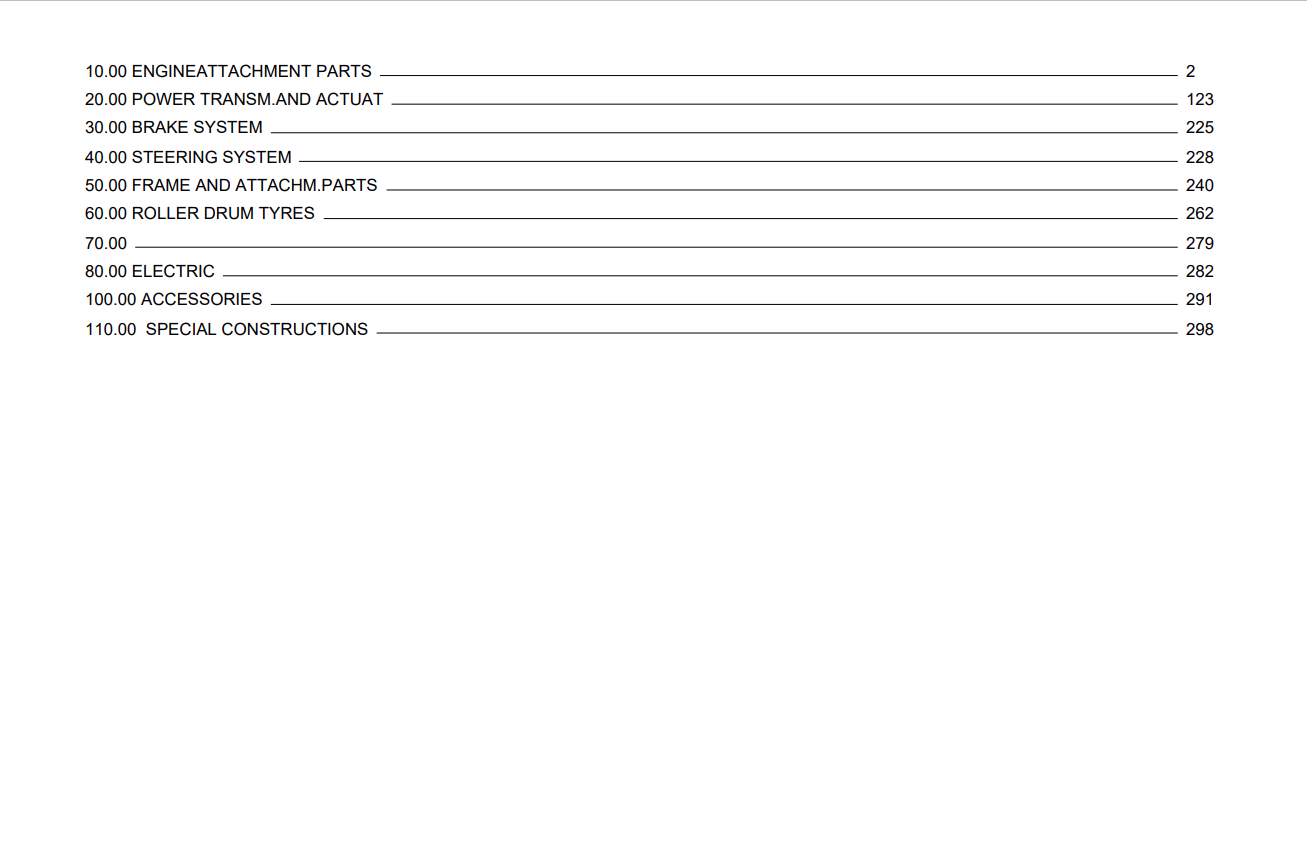 Bomag BW 212 D-2 Single Drum Vibratory Roller Parts Catalogue Manual - PDF File Download