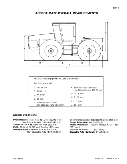 Case 9100 AND 9200 Series Tractor Service Manual 8-81919