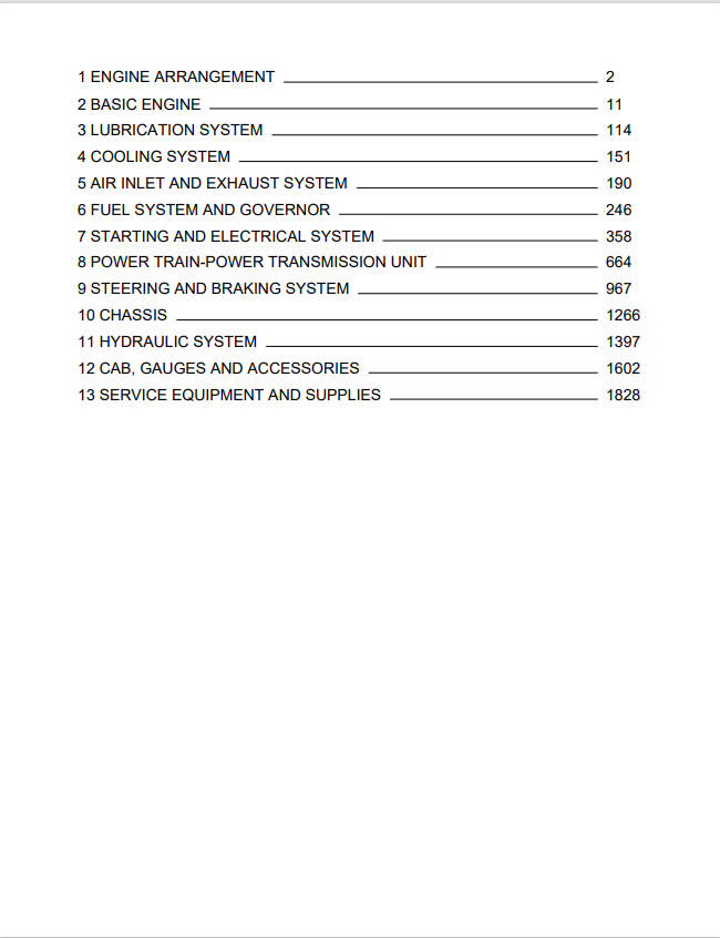 Caterpillar Cat 631E Wheel Tractor Parts Catalogue Manual PDF | S/N 1AB