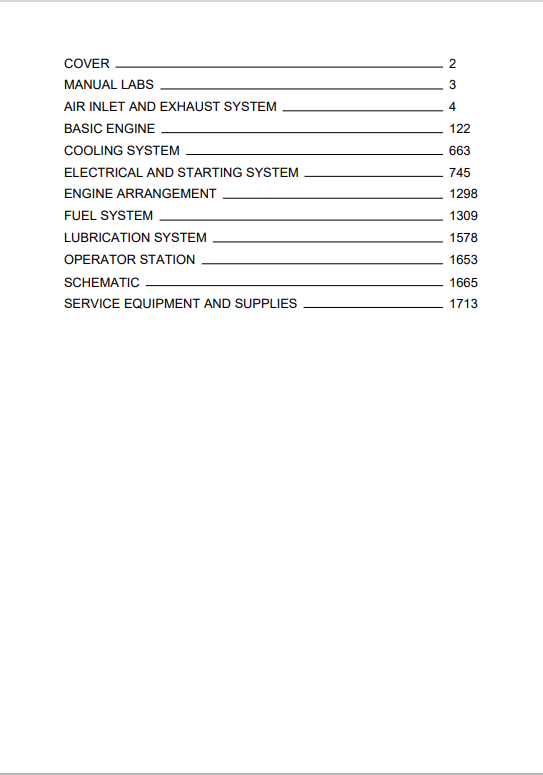 Caterpillar Cat C6.6 Engine - Machine Service and Repair Manual PDF | S/N C6E