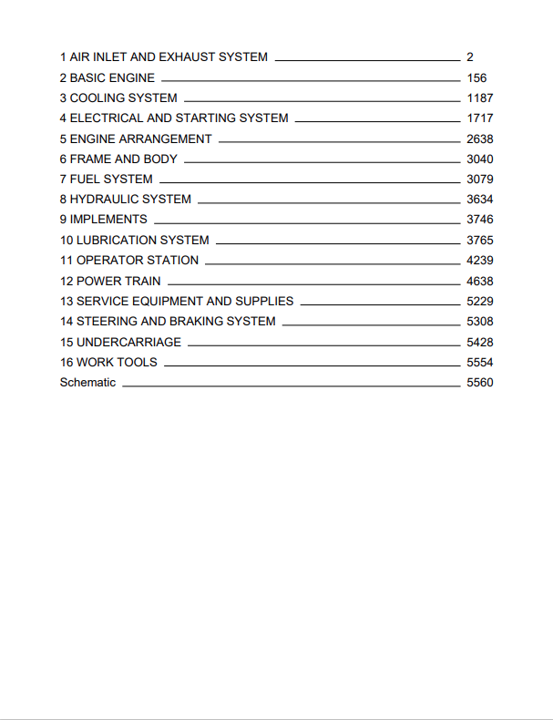 Caterpillar Cat D6D Track Tractor Service Manual PDF | S/N 20X
