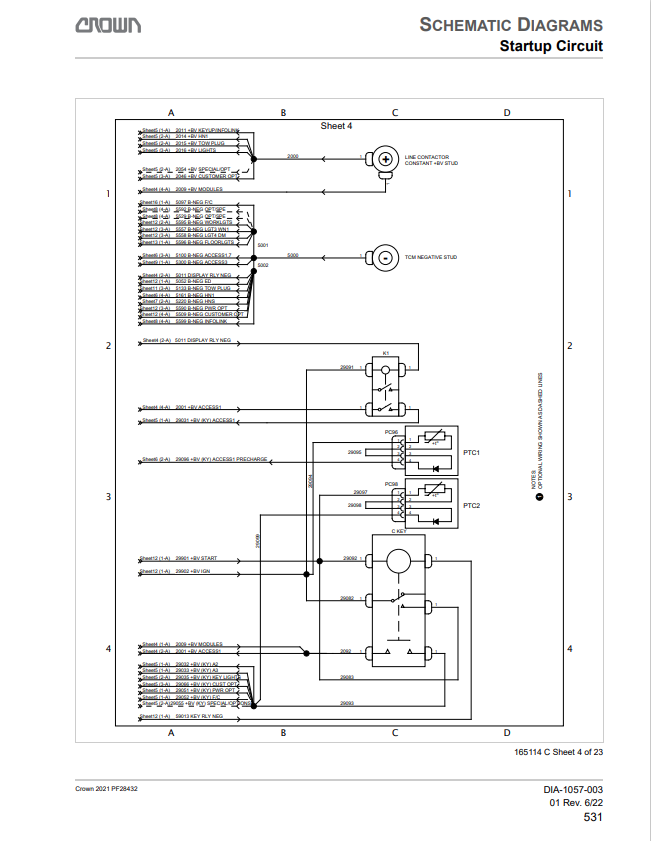 Crown Forklift RC 5700 Counter Balanced Service Repair Manual - PDF File Download