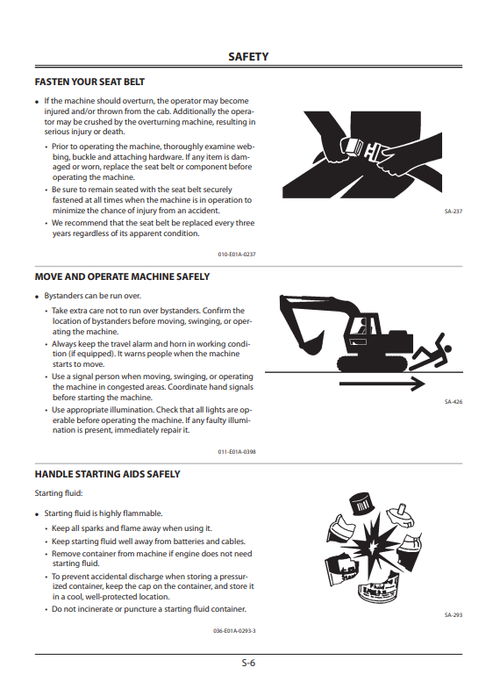 Hitachi ZAXIS 7LC-3, 70LCN-3, 85US-3 Operator & Maintenance Manual