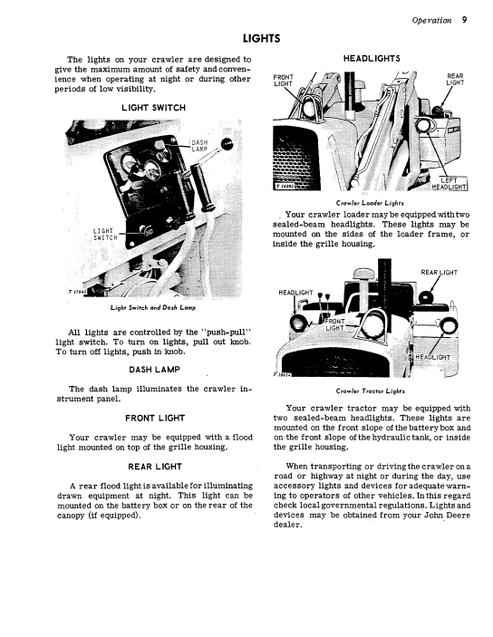 JD350 Crawler Operator Manual OMT32423 PDF