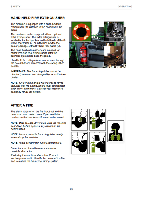 John Deere 1270E Harvester Operating Manual F674311GENI PDF