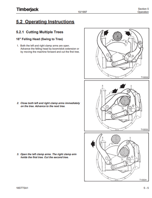 John Deere 18 STT Disc Saw Felling Head Technical Manual PDF