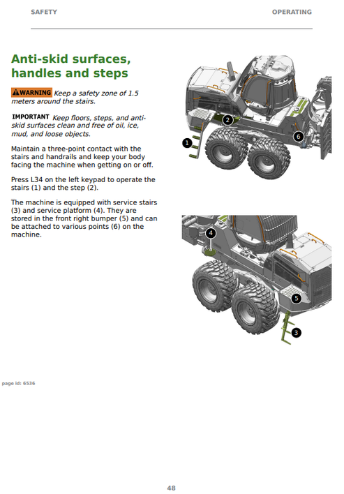 John Deere 2010H 2510H FT4 Forestry Forwarder Manual PDF