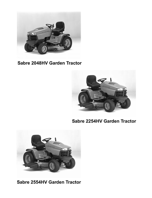 John Deere 2048HV 2254HV 2554HV Technical Service Manual TM1741