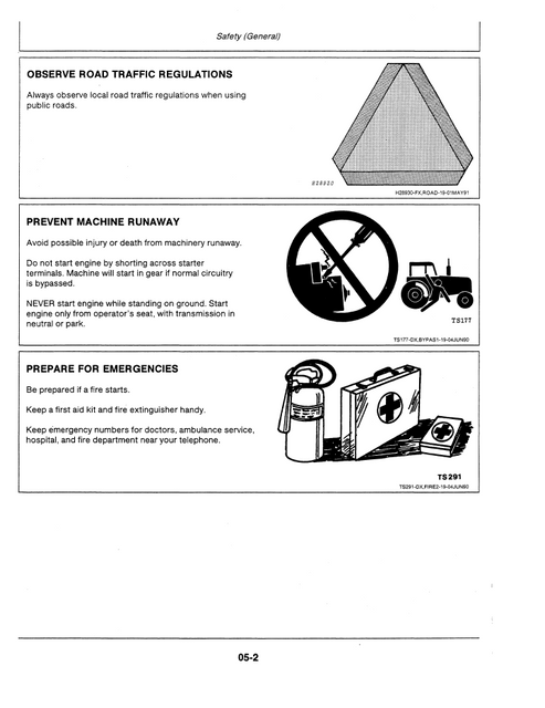 John Deere 2355 2555 Tractor Owner Operator Manual OML64483