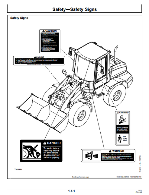 John Deere 244J 304J Loader Operation & Maintenance Manual