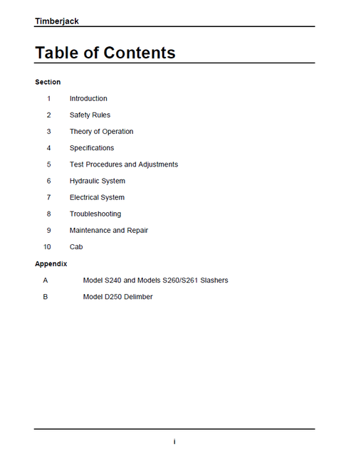 John Deere 330B 430B Log Loader Technical Repair Manual PDF