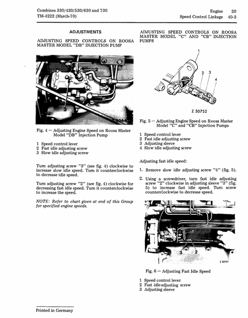 John Deere 360 330 430 530 630 730 Combine Workshop Technical Manual