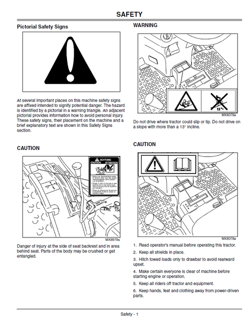 John Deere 4110 4115 Compact Utility Tractor Operator Guide PDF