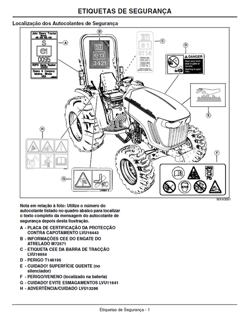 John Deere 4320 4520 4720 Tractor Operator Guide PDF OMLVU19629