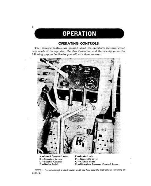 John Deere 440 Industrial Crawler Technical Operator Manual