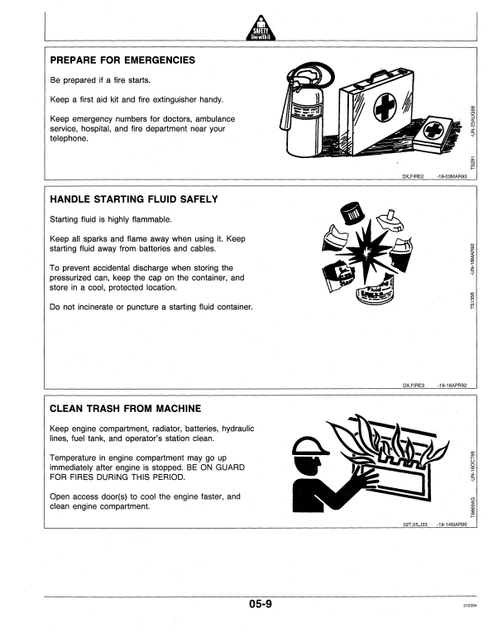 John Deere 490E Construction Excavator Technical Manual PDF