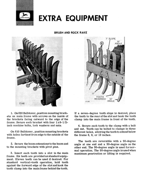 John Deere 610 620 Bulldozer Technical Operator Manual PDF
