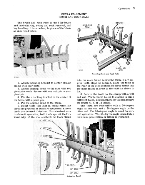 John Deere 616 626 Bulldozer Operation & Maintenance Manual