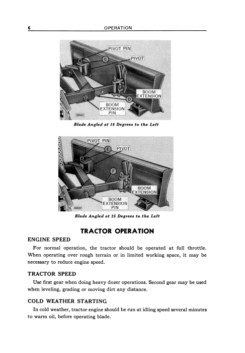 John Deere 62 Bulldozer Technical Operator Manual OMU11504