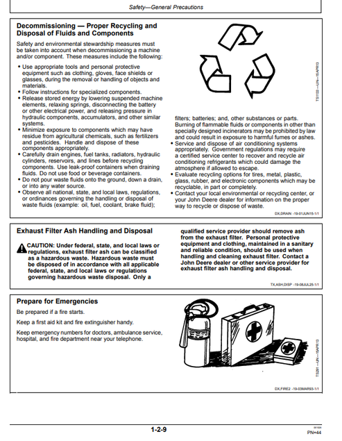 John Deere 650 P Crawler Dozer Technical Operator Manual