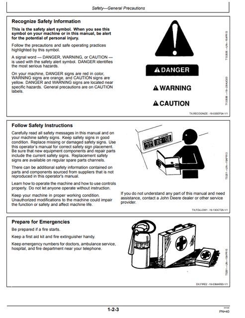 John Deere 65 P Excavator Operating Guide Manual