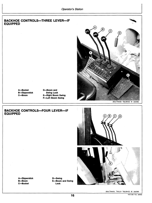 John Deere 710B Backhoe Loader Technical Operator Manual
