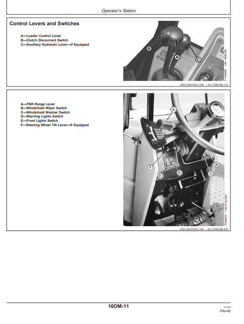 John Deere 710D Backhoe Loader Technical Operator Manual