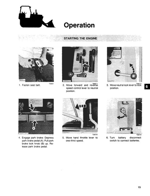 John Deere 755A Crawler Loader Technical Operator Manual