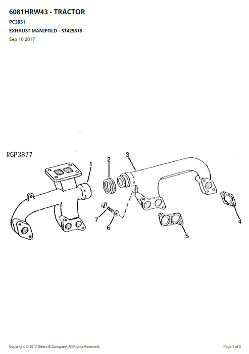 John Deere 7710 7810 Tractor Operation & Maintenance Manual