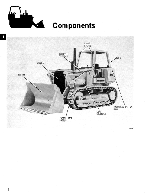 John Deere 855 Bcrawler Loader Technical Operator Manual