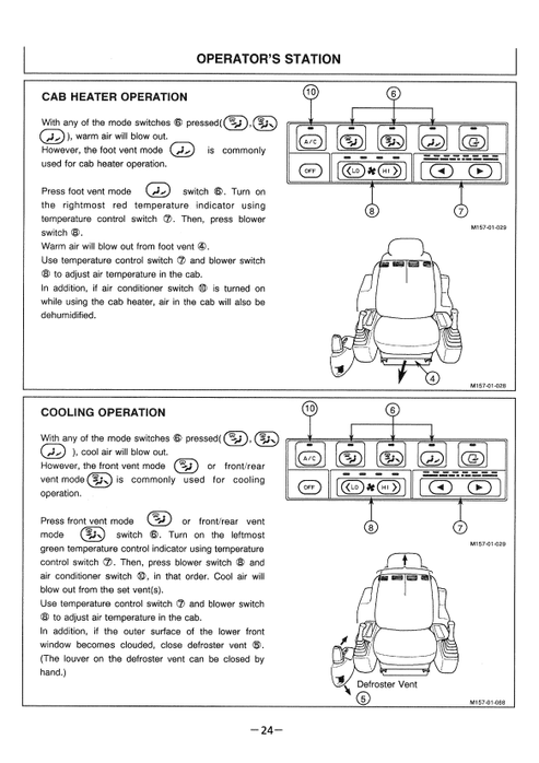 John Deere Hitachi EX100-5 to EX130H-5 Excavator Operator Manual