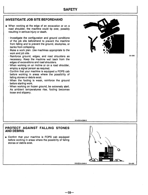 John Deere Hitachi EX750-5 EX800H-5 Excavator Manual PDF EM17C12