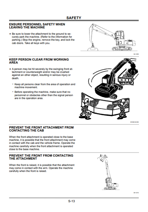 John Deere Hitachi ZAXIS 230LC Scrap Handler Technical Manual EM1HDSH11