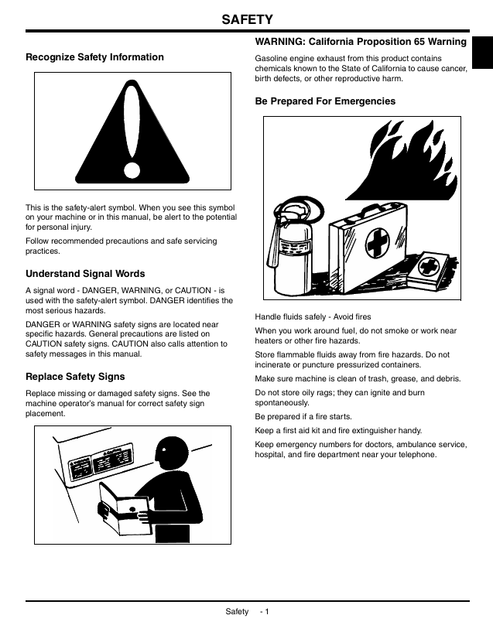 John Deere JA62 & JX75 Rotary Mower Service Manual TM2208