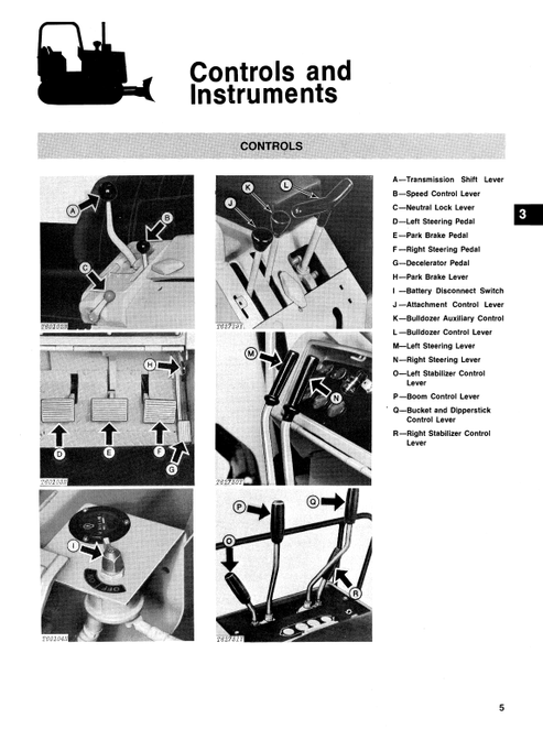 John Deere JD550 Crawler Dozer Technical Operator Manual