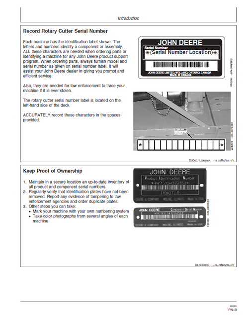 John Deere LX4 LX5 LX6 Rotary Cutter Manual PDF