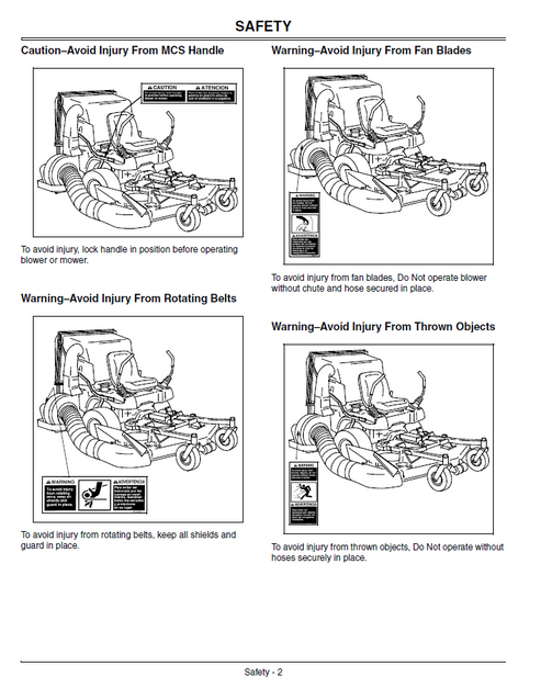 John Deere MCS Material Collection System Installation & Operator Manual