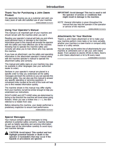 John Deere RSX860i Gator Operation & Maintenance Manual PDF