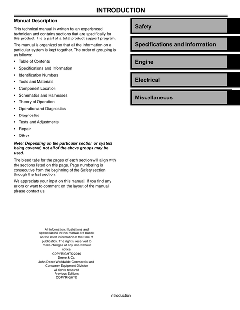 John Deere WE80 & WE85 Walk-Behind Mower Repair Manual