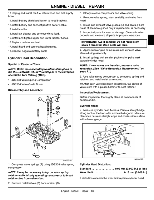John Deere X495 X595 Garden Tractor Workshop Technical Manual TM2158