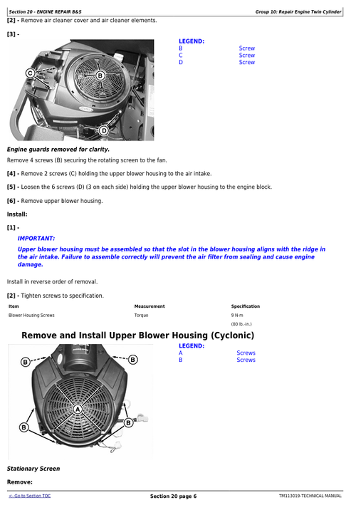 John Deere Z425 Z435 Z445 Z465 Residential Mower Manual PDF TM113019