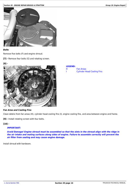 John Deere ZTRAK Z525E-Z540R Diagnostic Repair Technical Manual
