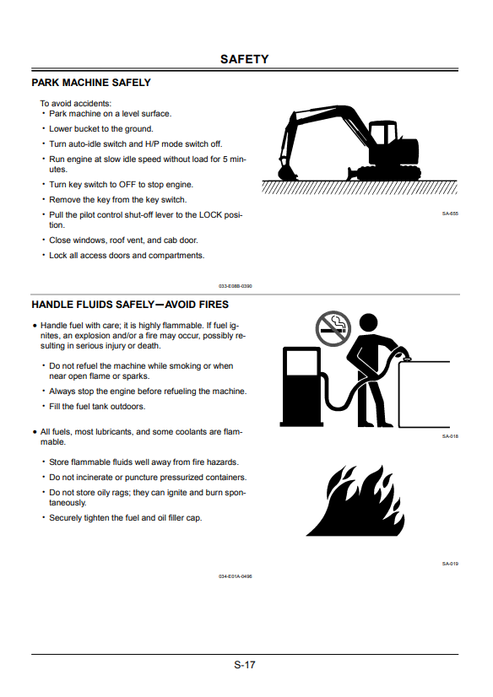 John Deere Zaxis 75US-A Excavator Operation & Maintenance Manual