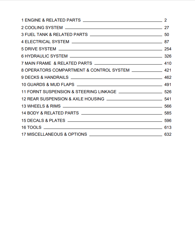 Komatsu AFE78J 930E-5 Rigid Dump Truck Parts Catalogue Manual S/N A40052, A40062 - PDF File