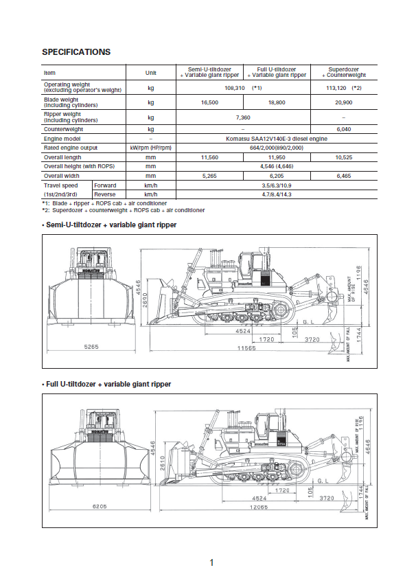 Komatsu D475A-5E0 D475ASD-5E0 Construction Equipment Technical Assembly Manual