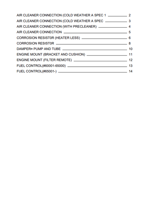 Komatsu PC220LC-7 Excavator Parts Manual S/N 60001-UP