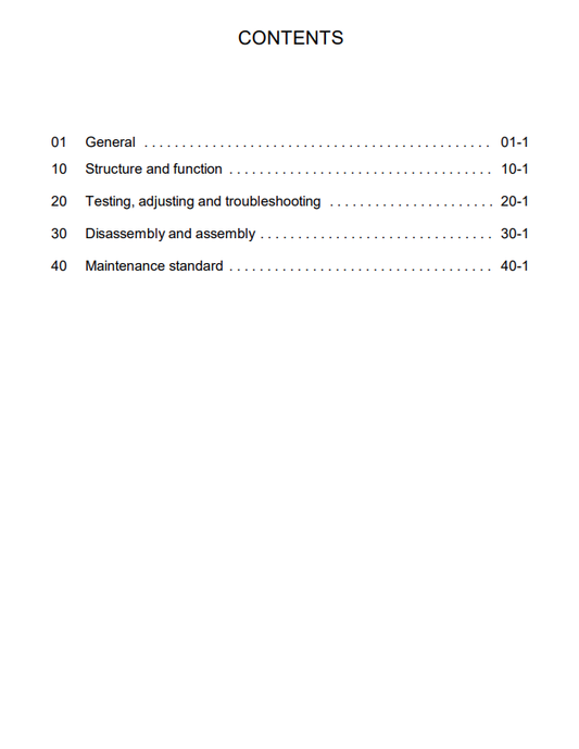Komatsu PC270LC-6LE Excavator Service & Repair Manual PDF